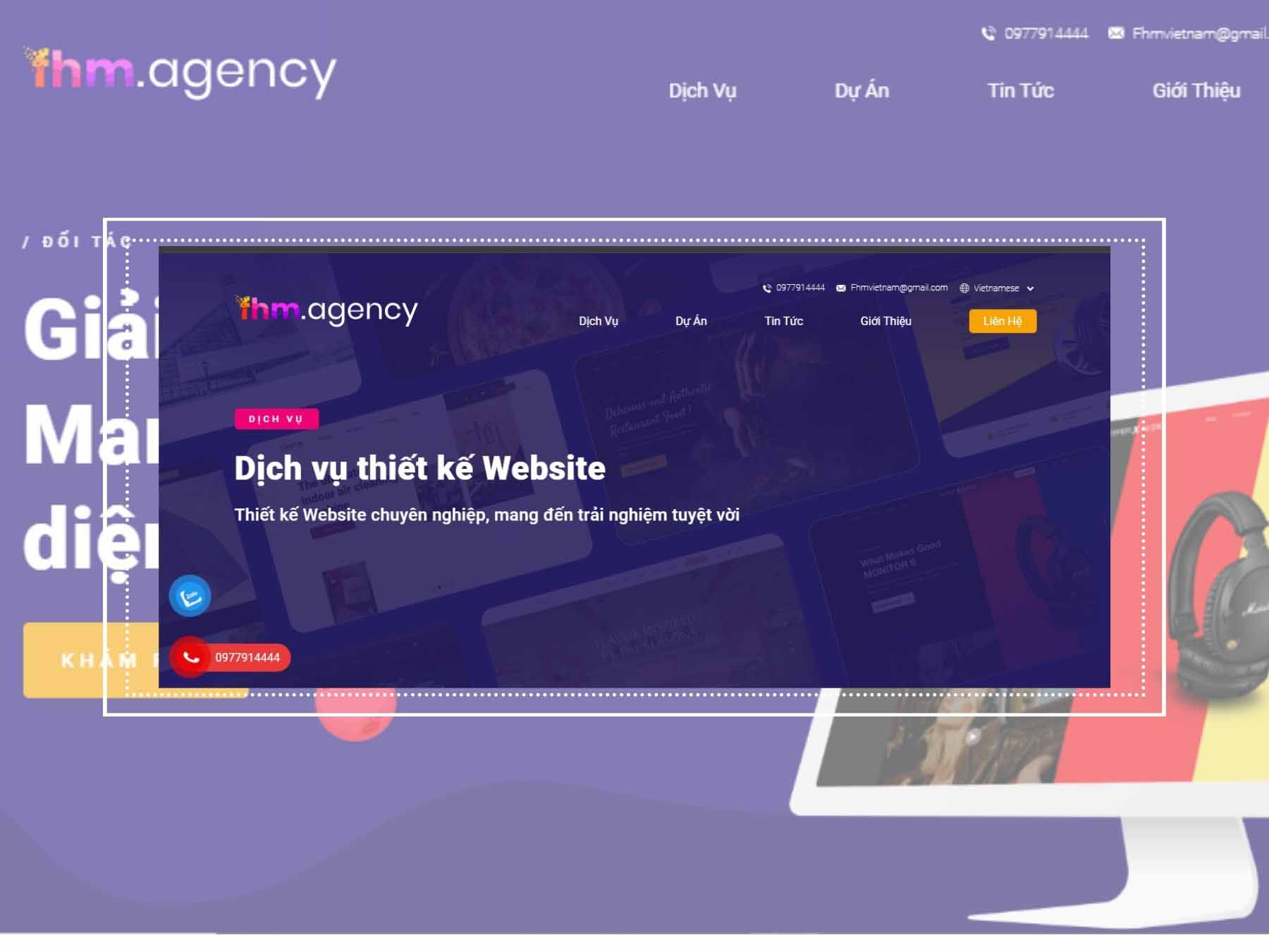 FHM Agency - Đơn vị thiết kế web tại TP Vinh uy tín, chuyên nghiệp