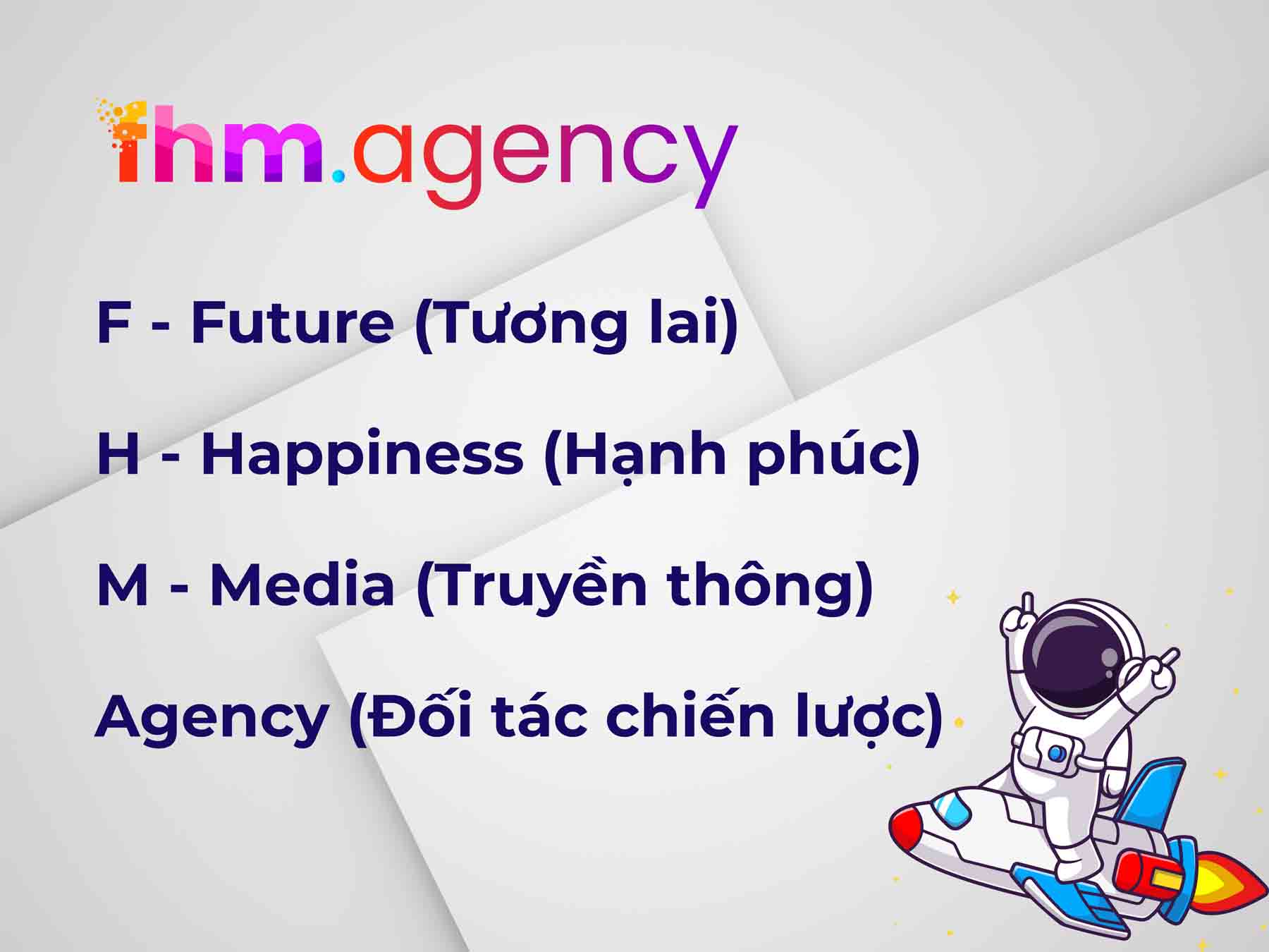 FHM Agency không chỉ là tên gọi, mà là cam kết và sứ mệnh của chúng tôi